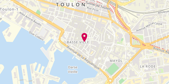 Plan de Serrurerie Solutions Multiservices, 2 Rue Emile Zola, 83000 Toulon