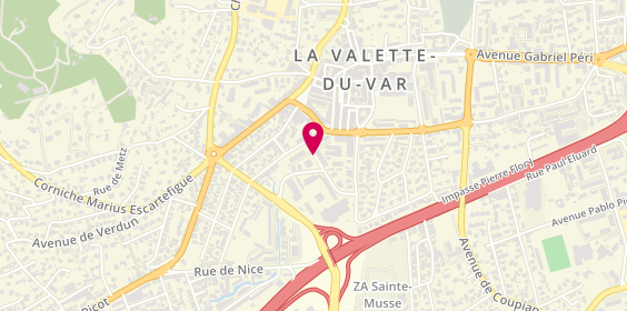 Plan de Access Serrurerie 83, 42 Rue Victorin Segond, 83160 La Valette-du-Var