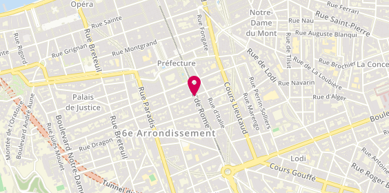 Plan de Serrurerie Extra, 124 Rue de Rome, 13006 Marseille