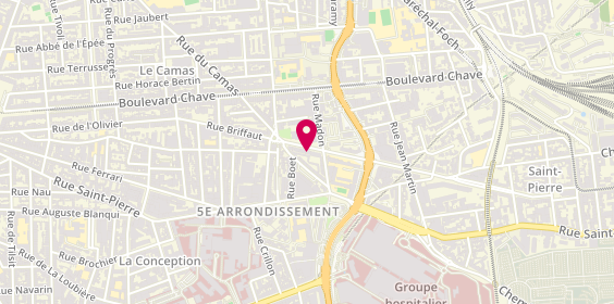 Plan de Serrurerie Cordonnerie Manukyan, 10 Boulevard Jeanne d'Arc, 13005 Marseille