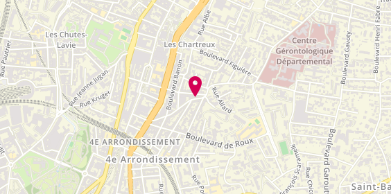 Plan de Serrurerie Raymond, 67 avenue de Montolivet, 13004 Marseille