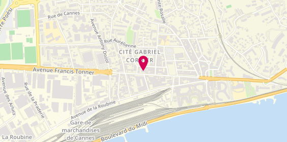 Plan de Minutes Services, 102 avenue Francis Tonner, 06150 Cannes
