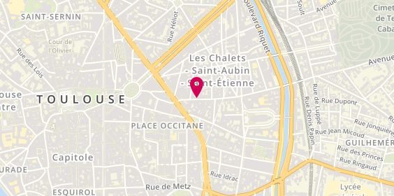 Plan de Serrurerie Bézian, 18 Rue de la Colombette, 31000 Toulouse