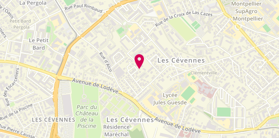 Plan de B2B Protection, 9 Rue des Lentisques, 34070 Montpellier
