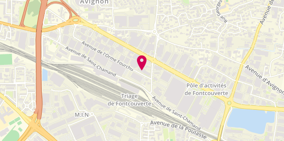 Plan de Asap fermetures 84 - Picard Serrures, 29 avenue de l'Orme Fourchu, 84000 Avignon