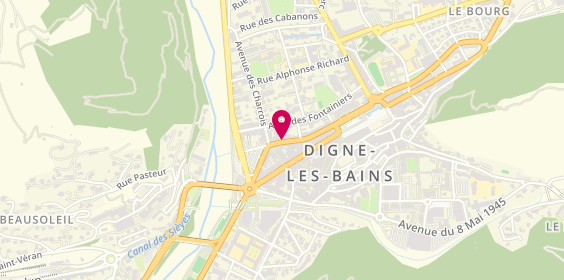 Plan de Ets Arnaud Robert, 8 Rue du Dr Honnorat, 04000 Digne-les-Bains