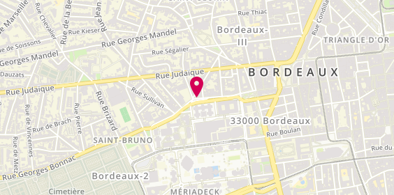 Plan de Abp Sécurité 2000, 99 Rue Georges Bonnac, 33000 Bordeaux