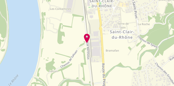 Plan de Serrurerie-Charpente S.C, Avenue Berthelot, 38370 Saint-Clair-du-Rhône