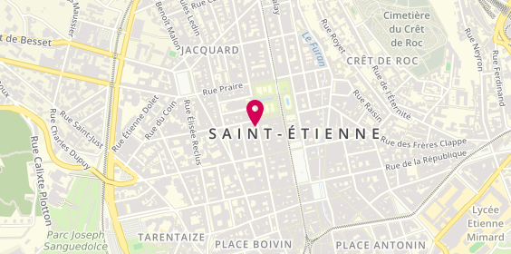 Plan de Aaop Cedric Votre Serrurier, 4 Rue de la Résistance, 42000 Saint-Étienne