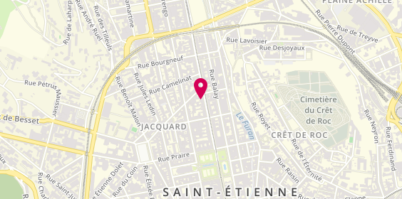 Plan de Eco Dépannage, 23 Rue Charles de Gaulle, 42000 Saint-Étienne
