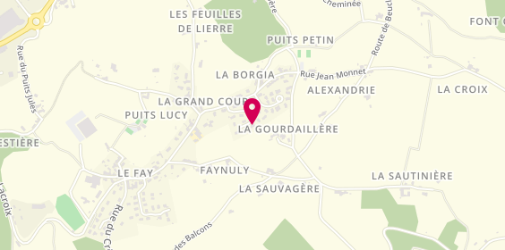 Plan de Accès Sécurité Multi Services, 8 Lotissement Côteaux la Gourdaillere, 42650 Saint-Jean-Bonnefonds