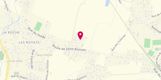 Plan de Bachelard Serrurerie Fermeture, Zone Activites
La Pra, 42610 Saint-Georges-Haute-Ville