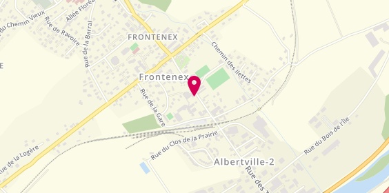 Plan de Serrurier Confiance Bricard, 8 Rue des Tilleuls, 73460 Frontenex