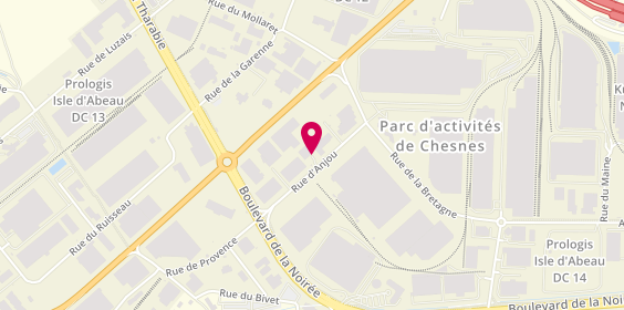 Plan de Serrurerie Jmb, 25 Rue d'Anjou, 38070 Saint-Quentin-Fallavier