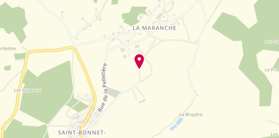 Plan de Faure Menuiserie Serrurerie Vitr, La Maranche, 42940 Saint-Bonnet-le-Courreau