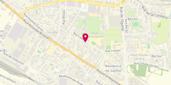 Plan de Appel Assistance, 18 Rue Colette, 69800 Saint-Priest