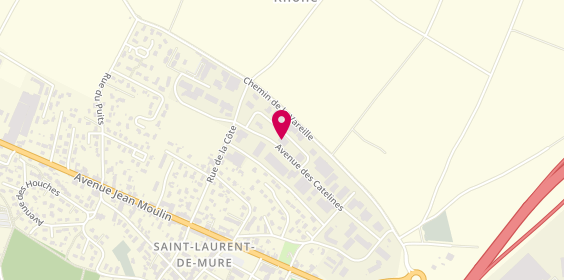 Plan de Serrurerie Moiroud, 7 Avenue des Catelines Zone Artisanale Terre Valet, 69720 Saint-Laurent-de-Mure