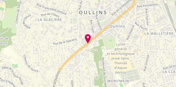 Plan de Oullins Fermetures - Point Fort Fichet, 171 Grande Rue, 69600 Oullins-Pierre-Bénite