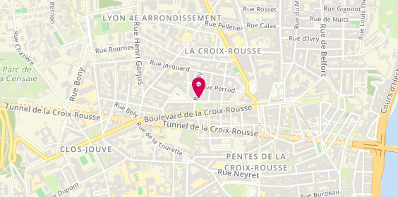 Plan de Serrurerie Croix Roussienne, 127 Boulevard de la Croix-Rousse, 69004 Lyon
