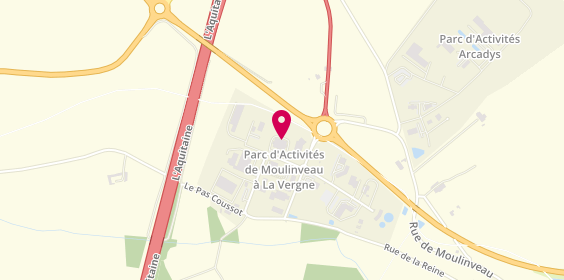 Plan de S2A, Zone Industrielle Moulinveau
4 Rue de la Grande Pièce, 17400 La Vergne
