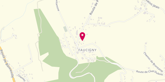 Plan de Acces'Story, 40 Route Peillonnex, 74130 Faucigny