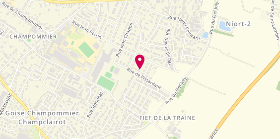 Plan de Multi Services, 17 Rue de Pissardant, 79000 Niort