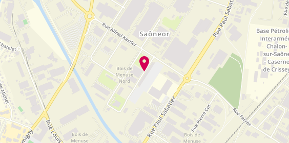 Plan de BSV Bourgogne, Domaine Saoneor 5 Rue Henri Becquerel, 71100 Chalon-sur-Saône