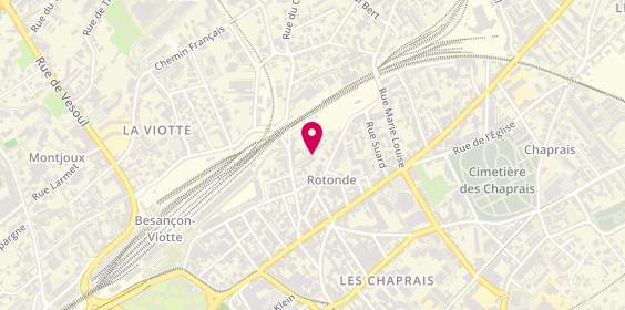 Plan de As Serrurerie, 20 Rue du Chasnot, 25000 Besançon