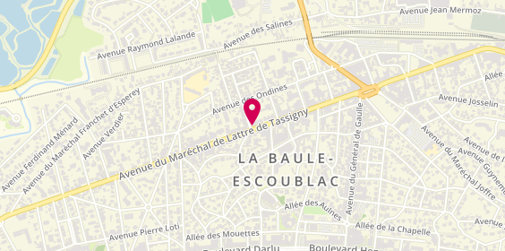 Plan de Sos Depannage Littoral, 247 avenue du Maréchal de Lattre de Tassigny, 44500 La Baule-Escoublac