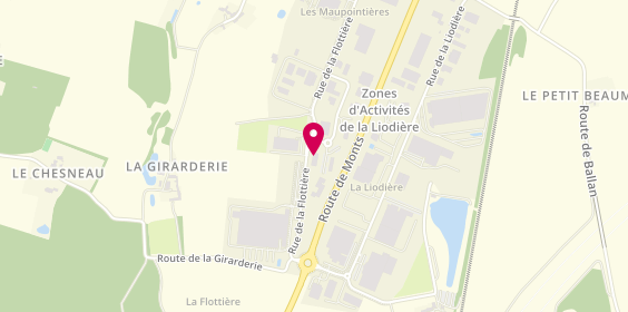 Plan de Alliance Services, Zone Aménagement de la Liodière
3 Bis Rue de la Flottière, 37300 Joué-lès-Tours