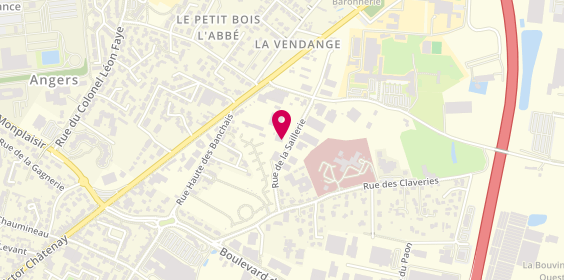 Plan de Ferronnerie Metallerie Serrurerie, 4 Rue de la Saillerie, 49124 Saint-Barthélemy-d'Anjou