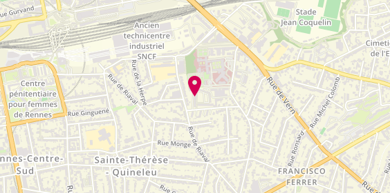 Plan de Pascal Choquet Assistance, 16 Rue du Père Maunoir, 35000 Rennes