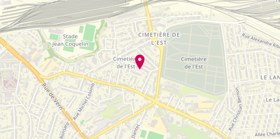 Plan de Aleas Depannage, 22 Rue Marcel Planiol, 35000 Rennes