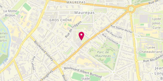 Plan de La Clé Mobile, 211 Rue de Fougeres, 35700 Rennes