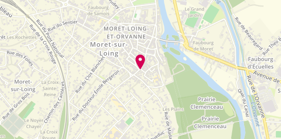 Plan de Porcher, Orvanne 2 Rue Montmartre, 77250 Moret-Loing-et-Orvanne