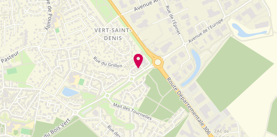 Plan de Allo S.D.R - Serrurerie, Dépannage Rapide, 5 avenue du Bois Vert, 77240 Vert-Saint-Denis