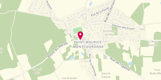 Plan de Entreprise Marion, 7 Place Eglise, 91530 Saint-Maurice-Montcouronne