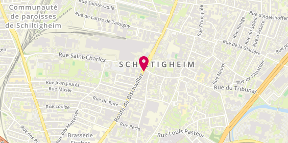 Plan de Scherer Production, 98 Route de Bischwiller, 67300 Schiltigheim