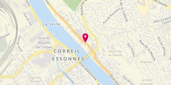 Plan de Touam Serrurerie, 1 Rue Barillet, 91100 Corbeil-Essonnes