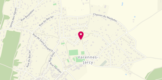 Plan de Ccab Serrurerie-Vitrerie, 15 Rue du Bois de la Remise, 91480 Varennes-Jarcy