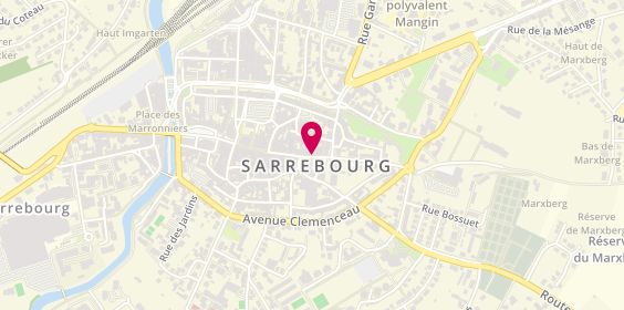 Plan de A.P.S.D SARL, 68 Bis Grand Rue, 57400 Sarrebourg