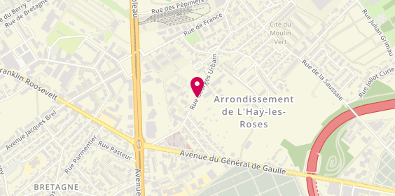 Plan de Serduco, 35 Rue Georges Urbain, 94400 Vitry-sur-Seine