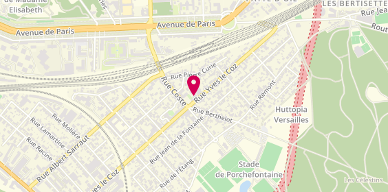 Plan de Etablissement Fontaine, 78 Rue Yves le Coz, 78000 Versailles