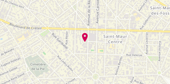Plan de Cordonnerie Serrurerie, 14 Rue Baratte Cholet, 94100 Saint-Maur-des-Fossés