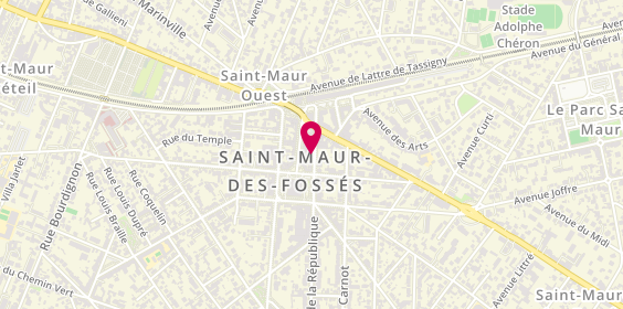 Plan de Dujourdy et Cie, 14 Avenue République, Bis, 94100 Saint-Maur-des-Fossés