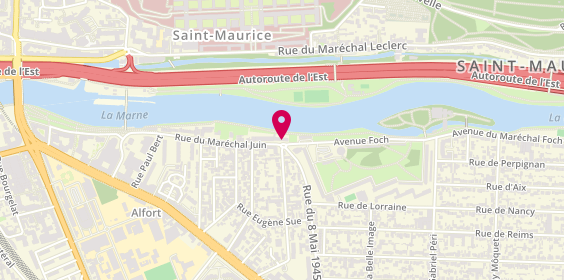 Plan de Etablissement Laroche, 17 Rue du Maréchal Juin, 94700 Maisons-Alfort