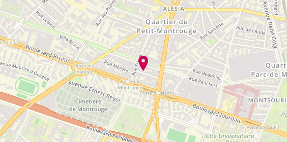 Plan de Cordonnerie/Cle-Minute Henri T, 12 Rue Poirier de Narçay, 75014 Paris