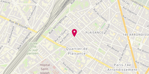 Plan de Losserand-Securite - H.P.S, 109 Rue Raymond Losserand, 75014 Paris
