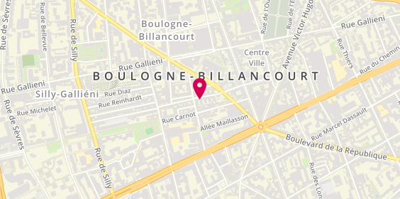Plan de Serrurerie Victor H, 55 Rue Georges Sorel, 92100 Boulogne-Billancourt