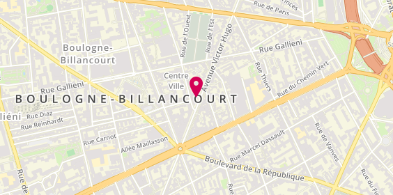 Plan de KLINZ Eric, 100 Ter Avenue Victor Hugo, 92100 Boulogne-Billancourt